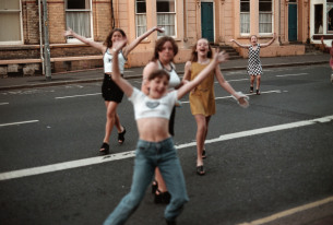 NORTHERN IRELAND. 1997. Catholic girls.